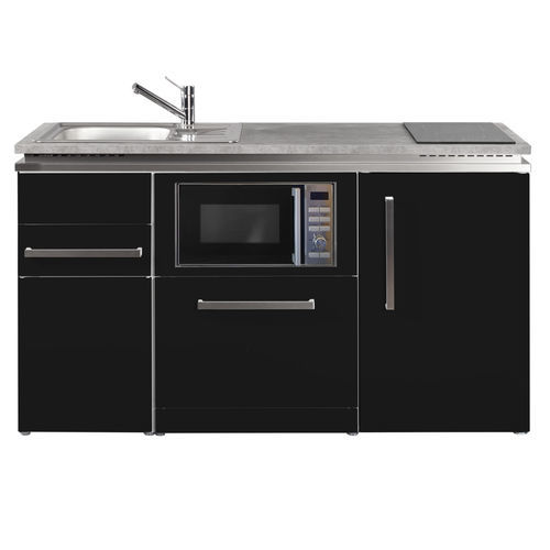 Малая мини-кухня - MDGSM 150 - Stengel Steel Concept GmbH - из дуба / из шифера / из бетона