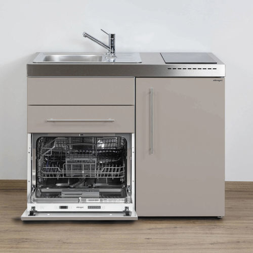 Малая мини-кухня - MPGS 110 - Stengel Steel Concept GmbH - из нержавеющей стали / с ручками / индукционная