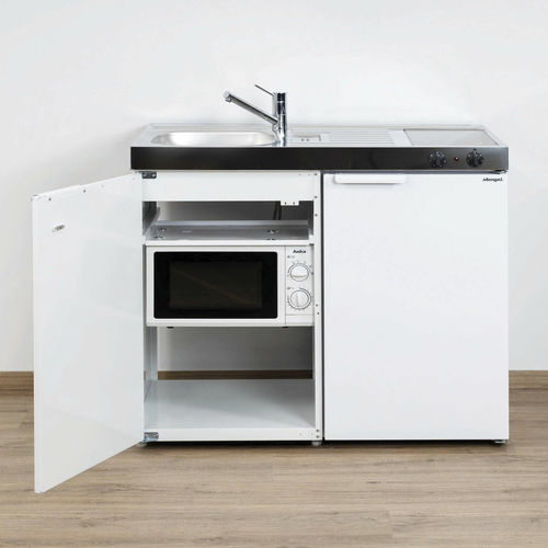Малая мини-кухня - MKM 100 - Stengel Steel Concept GmbH - из металла / с варочной панелью / с распашными дверьми