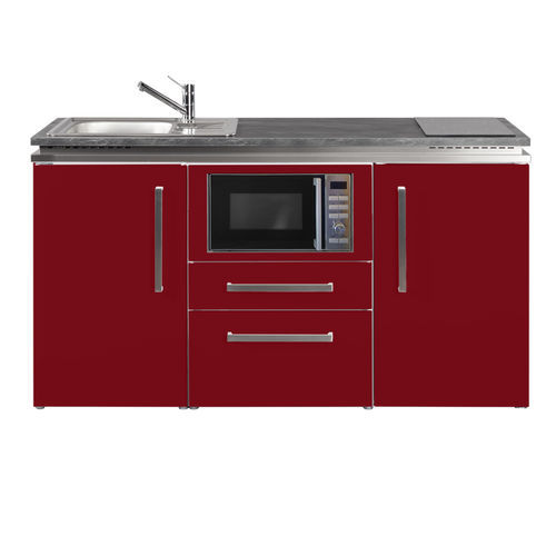 Малая мини-кухня - MDM 160 - Stengel Steel Concept GmbH - из дуба / из шифера / из нержавеющей стали