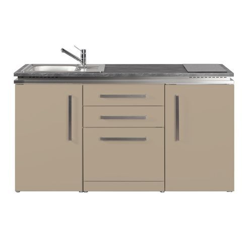 Малая мини-кухня - MDGS 160 - Stengel Steel Concept GmbH - из дуба / из шифера / из бетона