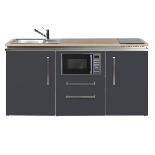 Малая мини-кухня - MDM 170 - Stengel Steel Concept GmbH - из дуба / из шифера / из нержавеющей стали