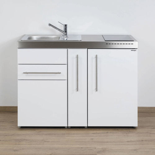 Малая мини-кухня - MP 120 A - Stengel Steel Concept GmbH - из металла / индукционная / стеклокерамическая