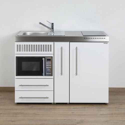 Малая мини-кухня - MPM 120 A - Stengel Steel Concept GmbH - из окрашенного металла / с ручками / индукционная