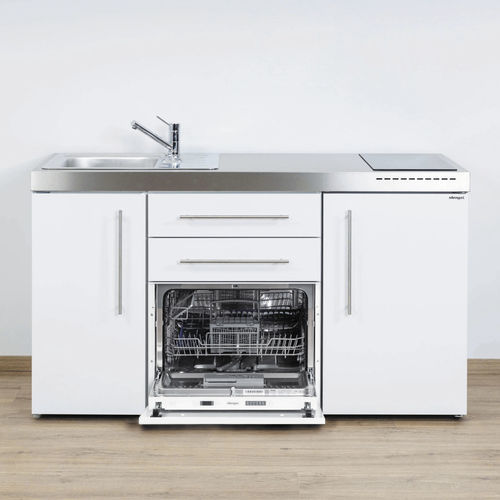 Малая мини-кухня - MPGS 150 - Stengel Steel Concept GmbH - из окрашенного металла / с ручками / индукционная