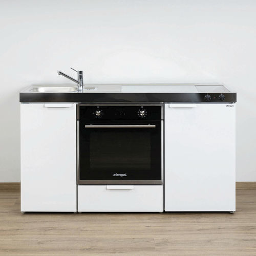 Малая мини-кухня - MKB 150 - Stengel Steel Concept GmbH - из металла / с варочной панелью / стеклокерамическая