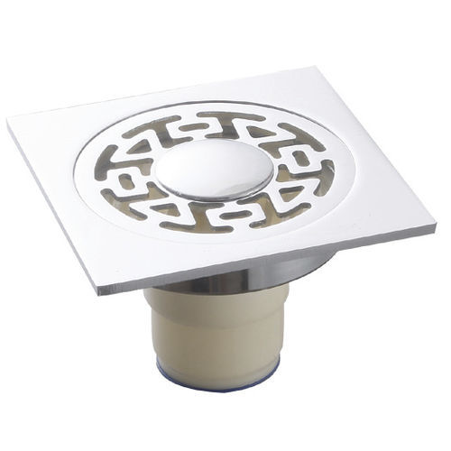 Сливной сифон из металла - Foshan Sunvin Ceramics CO., Ltd - из пластика / для ванной комнаты / с решеткой