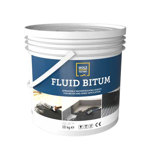 Битумная гидроизоляция для защиты - FLUID BITUM - HOLZ TECHNIC - изоляционная / стойкая к проколам / для террасы