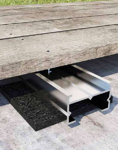 Крепежный профиль из алюминия - ALU TERRACE - HOLZ TECHNIC - из анодированного алюминия / для террасной доски