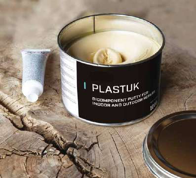 Мастика для ремонта - PLASTUK - HOLZ TECHNIC - для пластмассы / для дерева / для металла