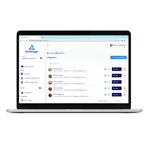 Программное обеспечение для управления - ALL MANAGER - для столярных изделий / Windows / Android