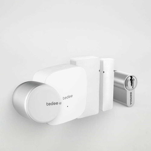 Электронный врезной замок - PRO SENSOR CYLINDER BRIDGE BUNDLE - Tedee - электромеханический / бесключевой / bluetooth