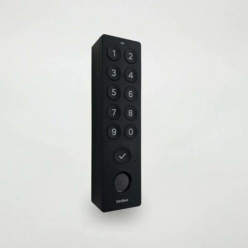 Устройство считывания отпечатков пальцев для безопасности - KEYPAD PRO BLACK  - Tedee - для автоматического контроля доступа / для систем домашней автоматизации / дверное