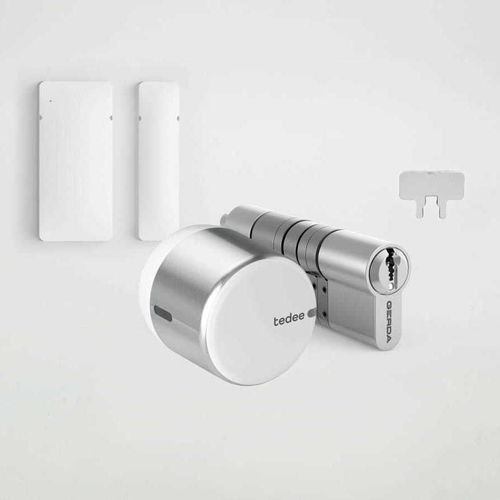 Электронный врезной замок - GO2 SENSOR CYLINDER BUNDLE - Tedee - электромеханический / с дистанционным управлением / бесключевой