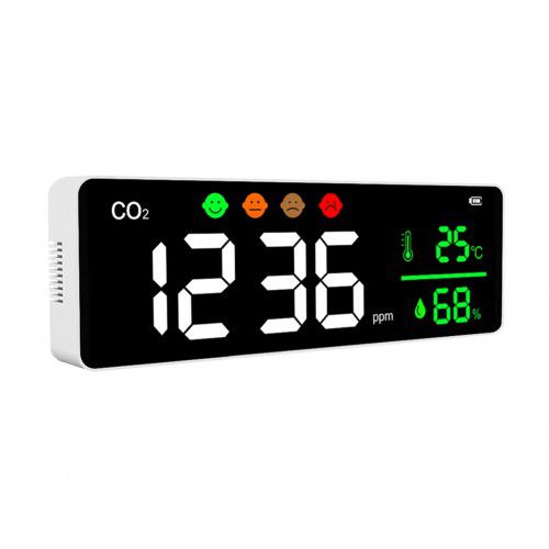 Детектор для измерения температуры - NDIR - DELILED – DELITECH - влажности / CO2 / настенный