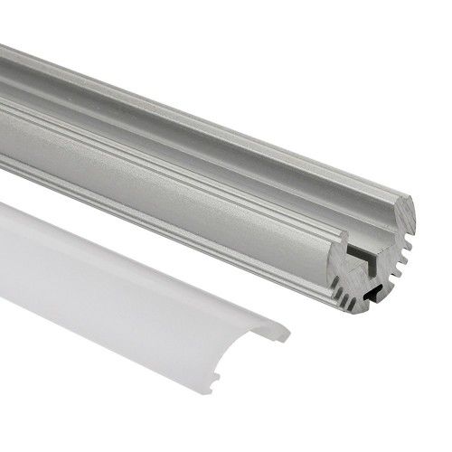 Профиль из алюминия - DILRL-O24-M150-ALU - DELILED – DELITECH - круглый / для светодиодного освещения
