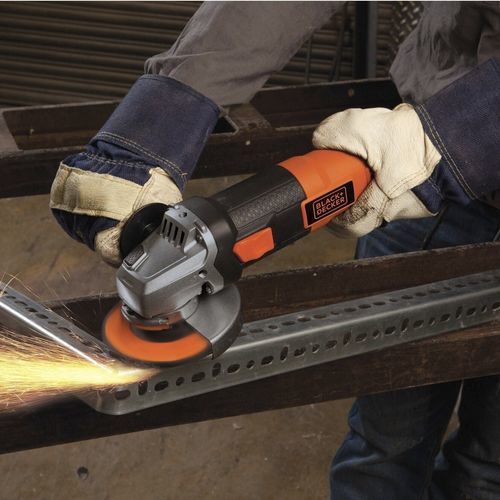 Угловой орбитальный шлифовальный станок - BDEG400 - Black & Decker - портативный / электрический / с ручным управлением