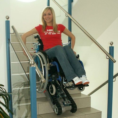 Платформа для подъема по лестнице для лиц с ограниченной подвижностью - Stairmax - Lehner Lifttechnik - наклонная / для наружного применения / для интерьера