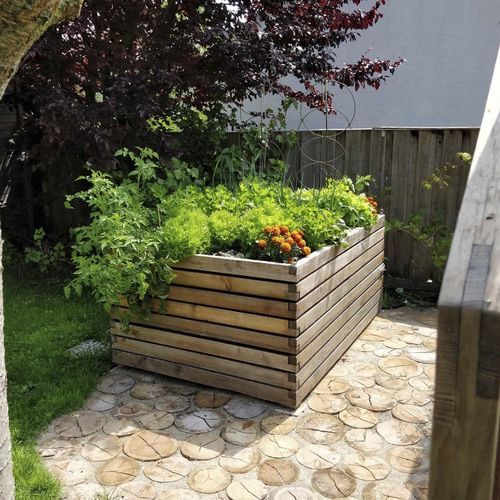 Ящик для рассады из лиственницы - Gartenfrosch GmbH - для бытового использования / для наружного применения / со встроенным поливом