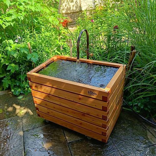 Пруд для сада из лиственницы - Gartenfrosch GmbH - квадратный / прямоугольный
