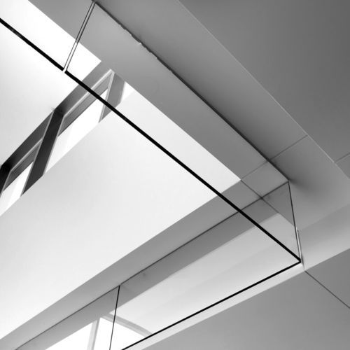 Стеклянная панель для зданий - TRIASMOKE FIX GLASS - TRIA FRANCE - для противодымного экрана / бесцветная