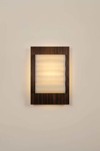 Настенный светильник минималистский дизайн - Frame Wood - Violaine d'Harcourt - для интерьера / из красного дерева / из фанерованной древесины