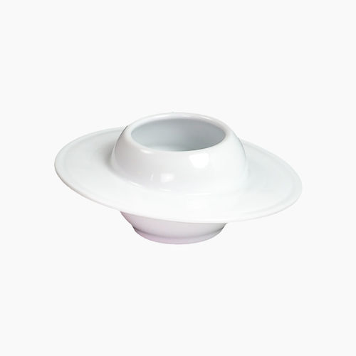 Подсвечник для коротких свеч из фарфора - Saturno : 045143600001 - COSTA VERDE - для бытового использования / для профессионального использования