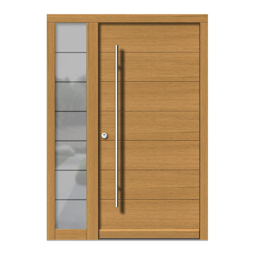 Входная дверь - H103+ST - DOORS, d.o.o. - из дерева / створчатая / современная