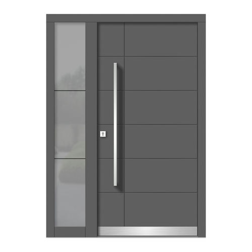 Входная дверь - H104+ST - DOORS, d.o.o. - из дерева / створчатая / современная