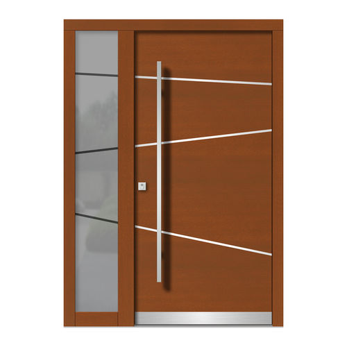 Входная дверь - H106E+ST - DOORS, d.o.o. - из дерева / створчатая / современная