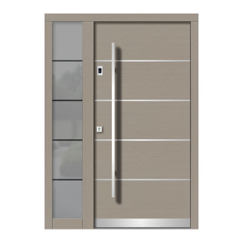 Входная дверь - H107E+ST - DOORS, d.o.o. - из дерева / створчатая / современная