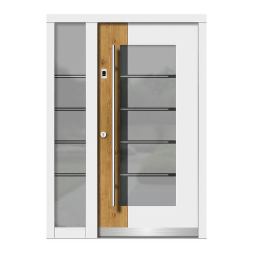 Входная дверь - H108+ST - DOORS, d.o.o. - из дерева / створчатая / современная