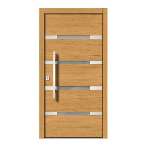 Входная дверь - H121E - DOORS, d.o.o. - из дерева / створчатая / современная