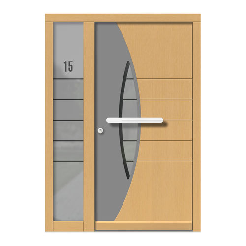 Входная дверь - H133+ST - DOORS, d.o.o. - из дерева / створчатая / современная