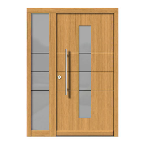 Входная дверь - H147+ST - DOORS, d.o.o. - из дерева / створчатая / современная