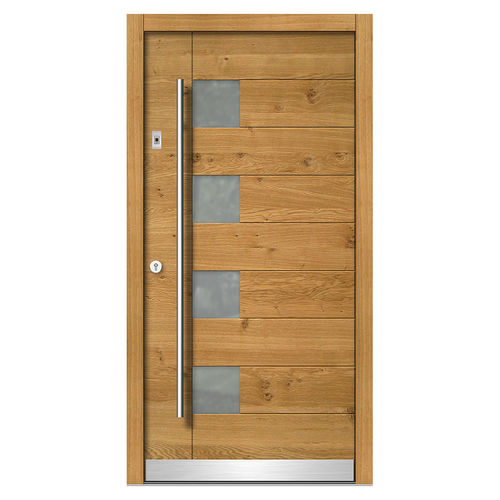 Входная дверь - H193 - DOORS, d.o.o. - из дерева / створчатая / современная