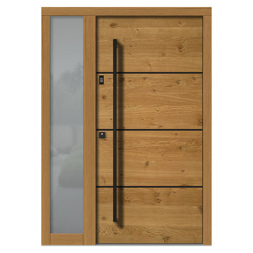 Входная дверь - H197E+ST - DOORS, d.o.o. - из дерева / створчатая / современная