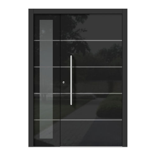 Входная дверь - H302+ST - DOORS, d.o.o. - из дерева / из стекла / створчатая
