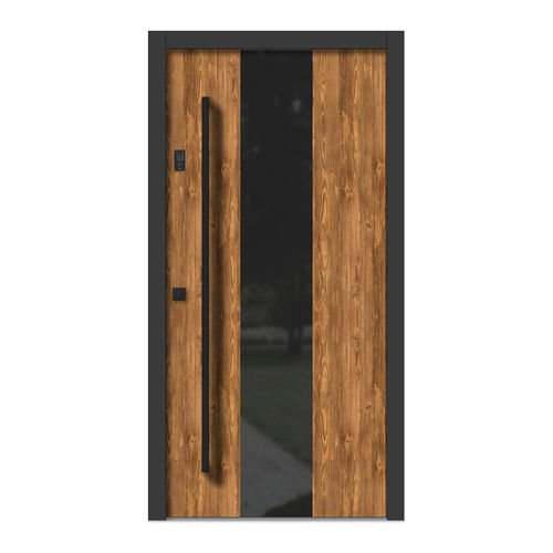 Входная дверь - H306 - DOORS, d.o.o. - из дерева / из стекла / створчатая