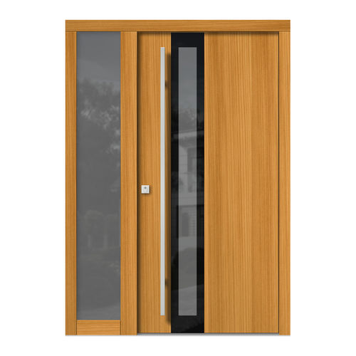 Входная дверь - H307+ST - DOORS, d.o.o. - из дерева / из стекла / створчатая