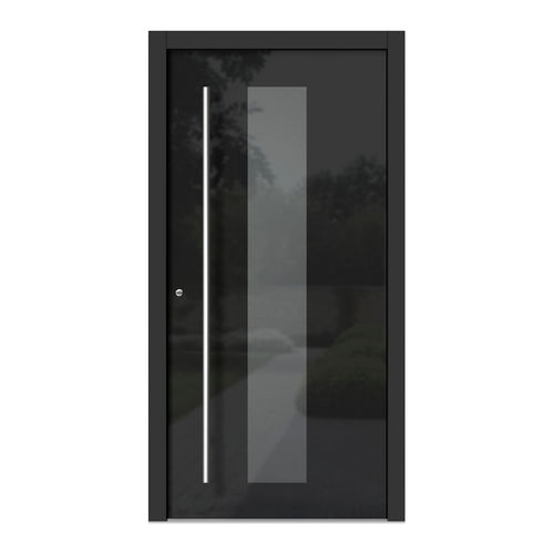 Входная дверь - H308 - DOORS, d.o.o. - из дерева / из стекла / створчатая