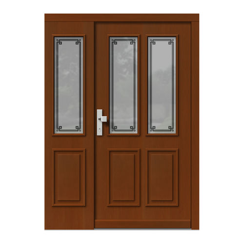 Входная дверь - H501+ST - DOORS, d.o.o. - из дерева / створчатая / классическая