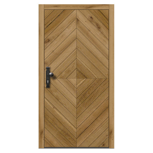 Входная дверь - H402 oak 2E - DOORS, d.o.o. - из дерева / створчатая / винтаж