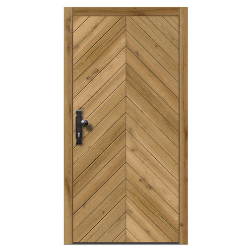 Входная дверь - H403 oak 2E - DOORS, d.o.o. - из дерева / створчатая / винтаж
