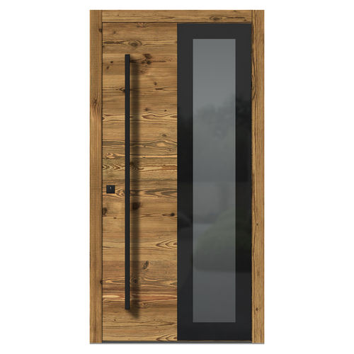 Входная дверь - H405 spruce 3B - DOORS, d.o.o. - из дерева / створчатая / винтаж