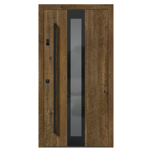 Входная дверь - H407 oak 4E - DOORS, d.o.o. - из дерева / створчатая / винтаж