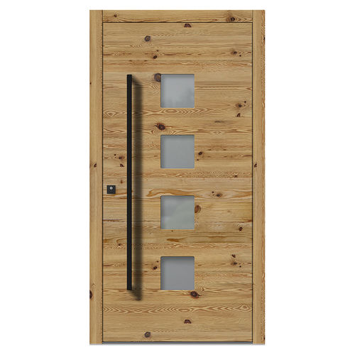 Входная дверь - H426 spruce 3A - DOORS, d.o.o. - из дерева / створчатая / винтаж