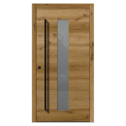 Входная дверь - H453 oak 2E - DOORS, d.o.o. - из дерева / створчатая / винтаж