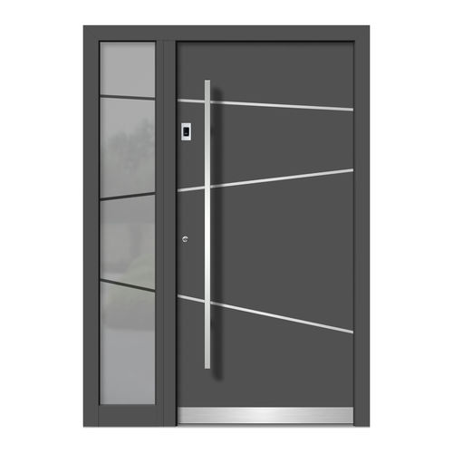 Входная дверь - HA106E+ST - DOORS, d.o.o. - из дерева / из алюминия / створчатая