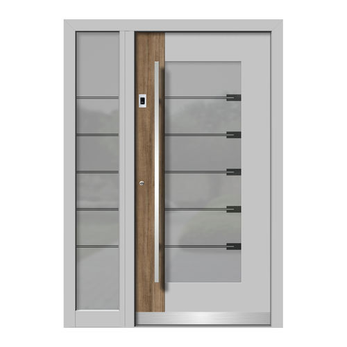 Входная дверь - HA108+ST - DOORS, d.o.o. - из дерева / из алюминия / створчатая